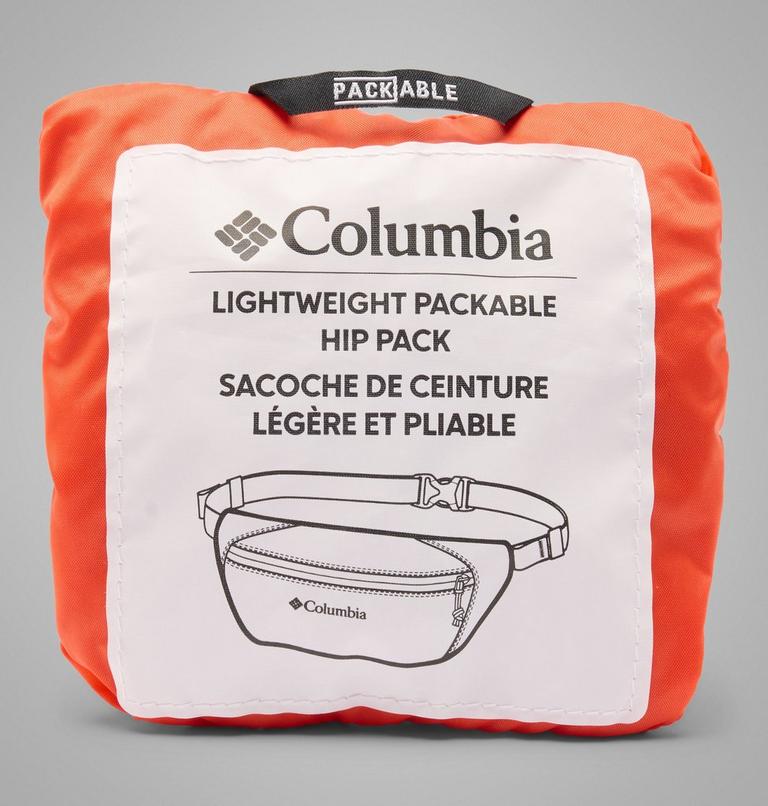 Unisex Lightweight Packable II Hip Pack, Color: Zing, Black, image 8