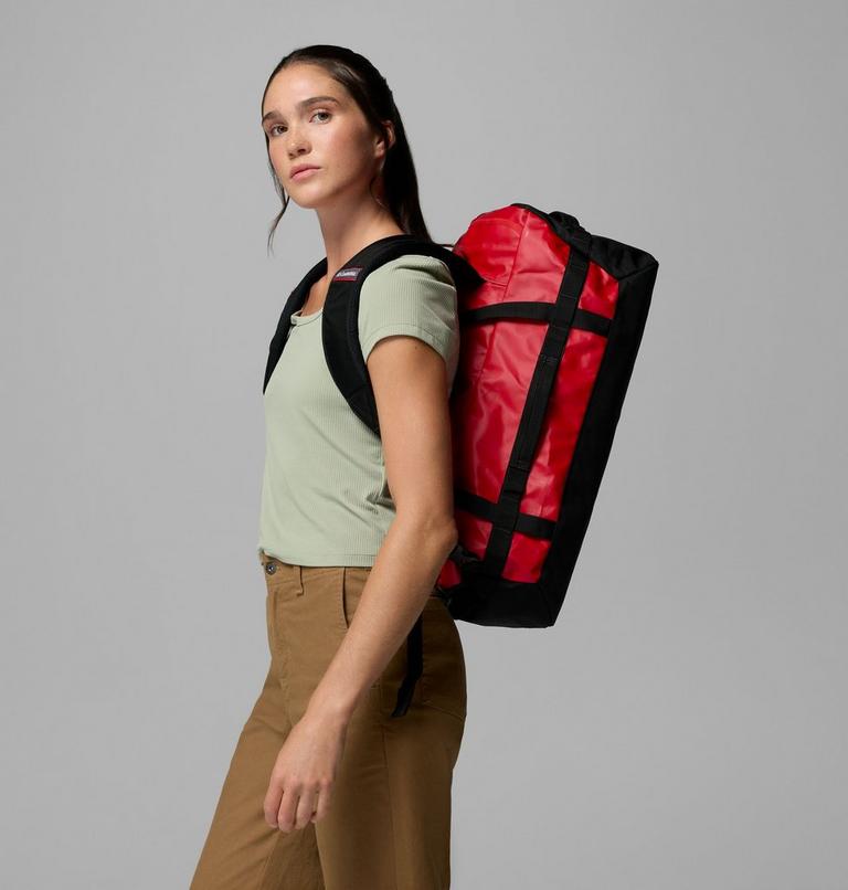 Unisex Landroamer 40L Duffel Bag, Color: Mountain Red, Black, image 5