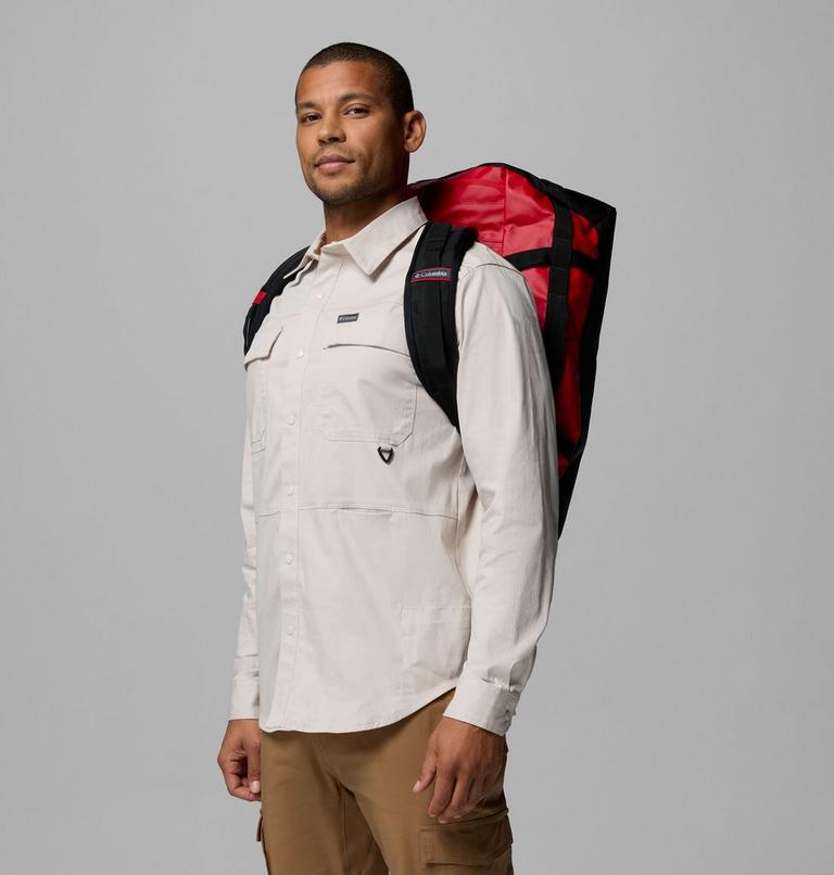 Unisex Landroamer 40L Duffel Bag, Color: Mountain Red, Black, image 3