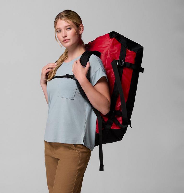 Landroamer 60L Duffel, Color: Mountain Red, Black, image 6