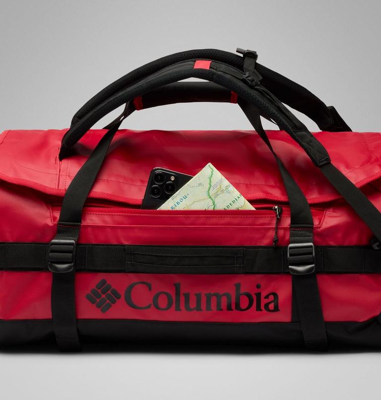 Landroamer 60L Duffel, Color: Mountain Red, Black, image 10