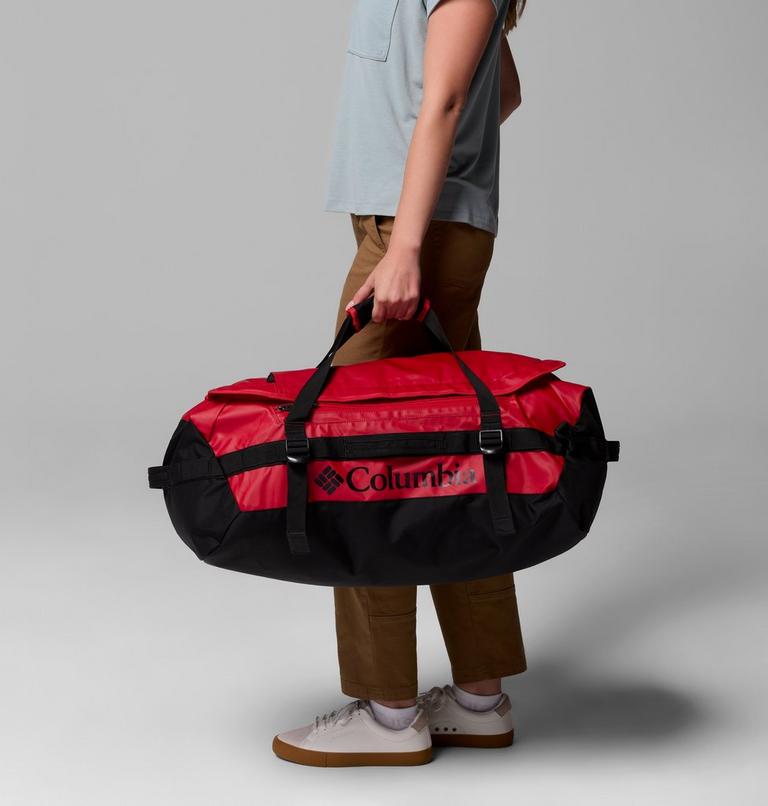 Landroamer 60L Duffel, Color: Mountain Red, Black, image 8