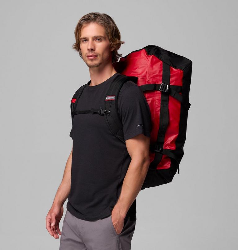 Landroamer 60L Duffel, Color: Mountain Red, Black, image 3