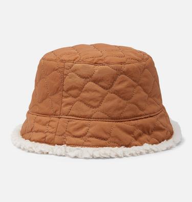 Winter Pass II Reversible Bucket Hat, Color: Camel Brown, Chalk, image 8
