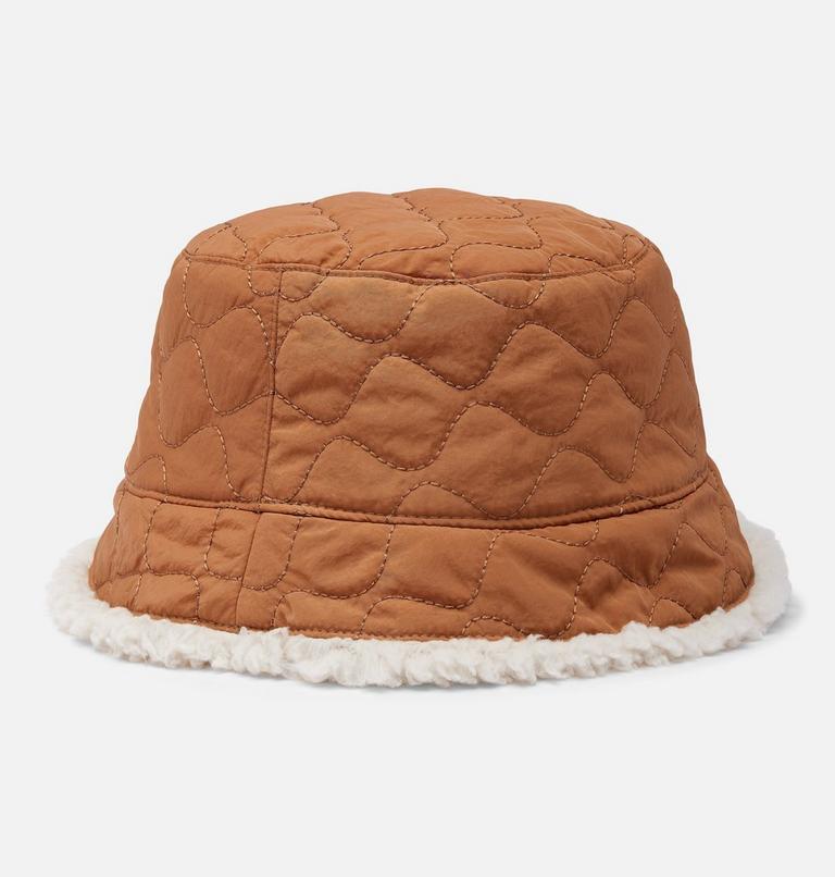 Winter Pass II Reversible Bucket Hat, Color: Camel Brown, Chalk, image 2
