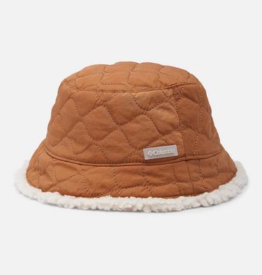 Winter Pass II Reversible Bucket Hat, Color: Camel Brown, Chalk, image 7