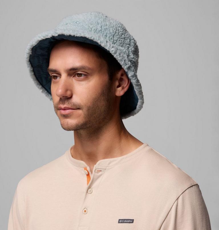 Unisex Winter Pass II Reversible Sherpa Quilted Bucket Hat, Color: Everblue, Crushed Blue, image 6