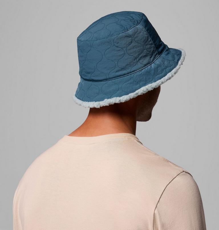 Unisex Winter Pass II Reversible Sherpa Quilted Bucket Hat, Color: Everblue, Crushed Blue, image 4