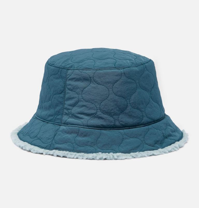 Unisex Winter Pass II Reversible Sherpa Quilted Bucket Hat, Color: Everblue, Crushed Blue, image 2