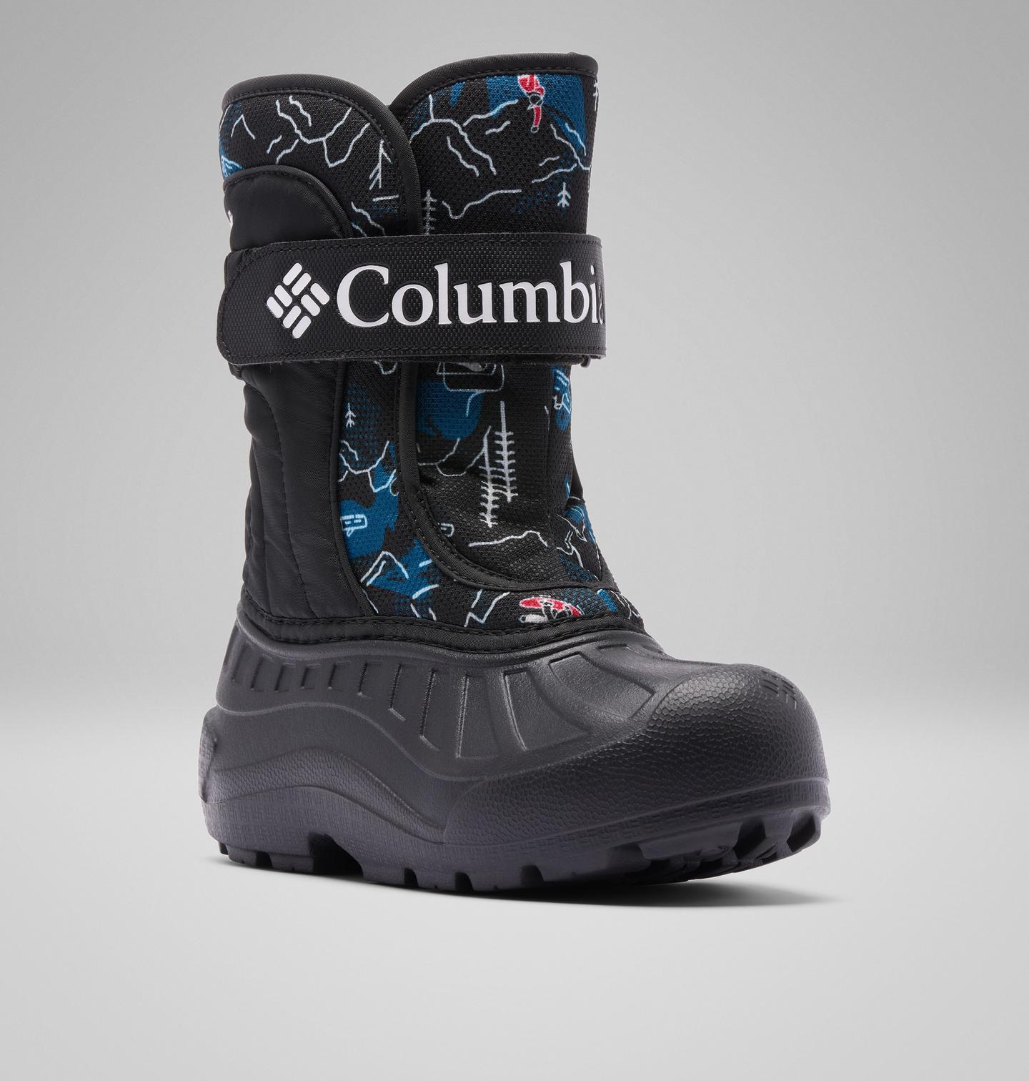 Детские ботинки Columbia Powderbug Snowlite Strap Boot, цвет: Чёрный — фото 3