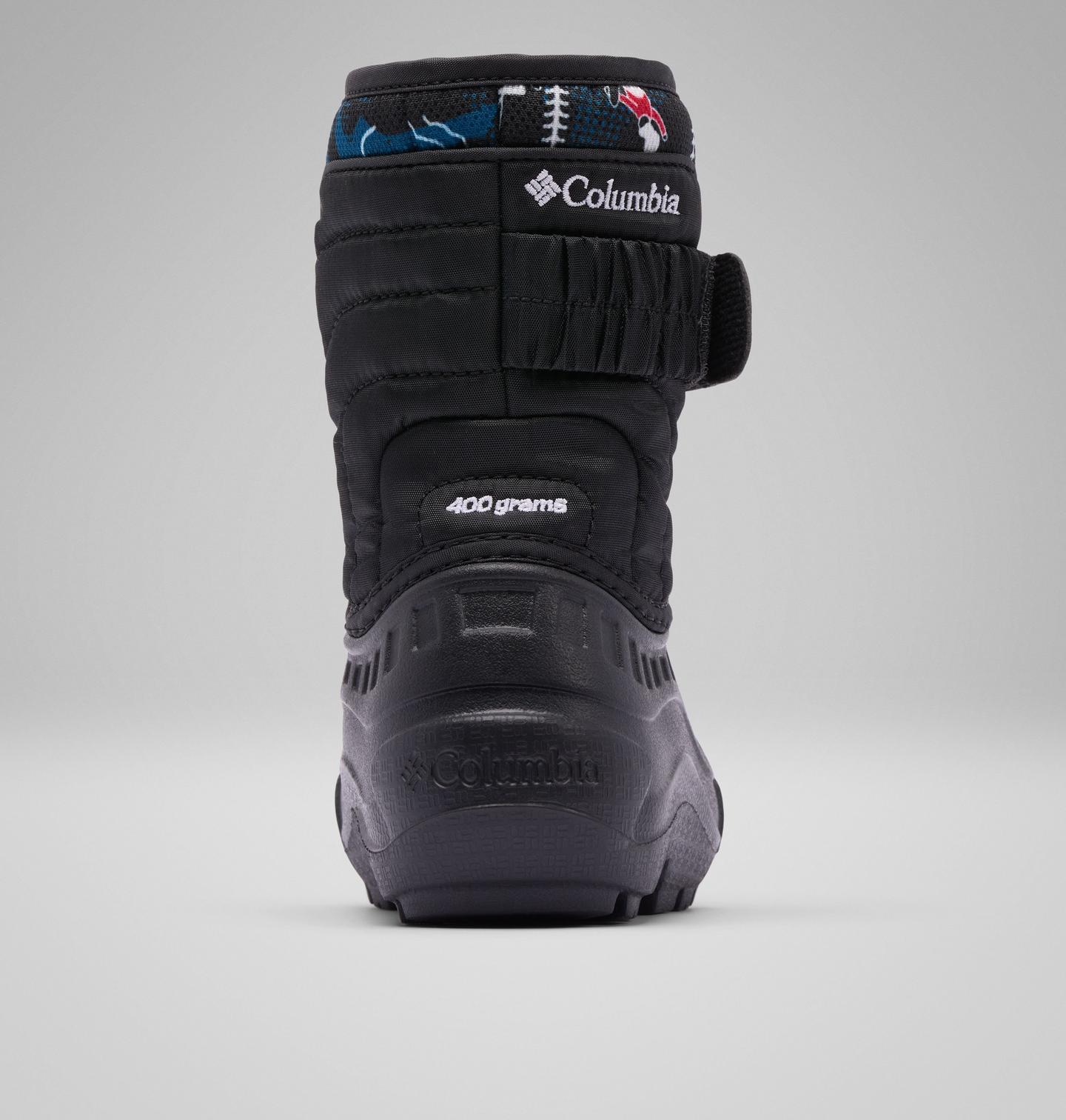 Ботинки Columbia Powderbug Snowlite Strap Boot для малышей, цвет: Чёрный — фото 2