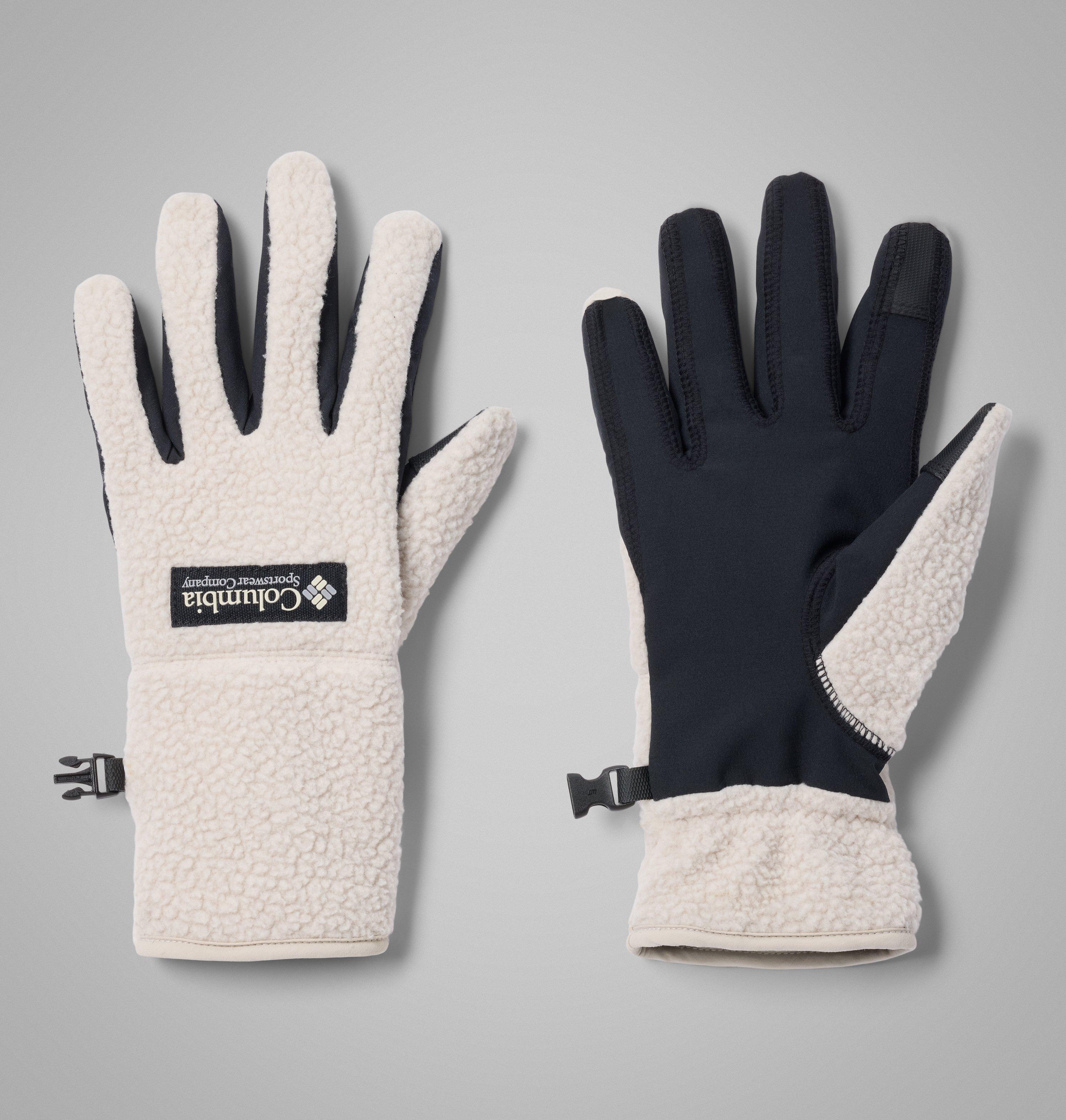 Columbia Sportswear Women's Brown Columbia - Helvetia™ Ii Sherpa Gloves - Dark Stone Extra Small