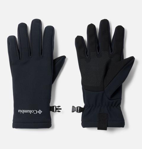 Женские перчатки Columbia Kruser Ridge III Softshell Gloves, цвет: Чёрный