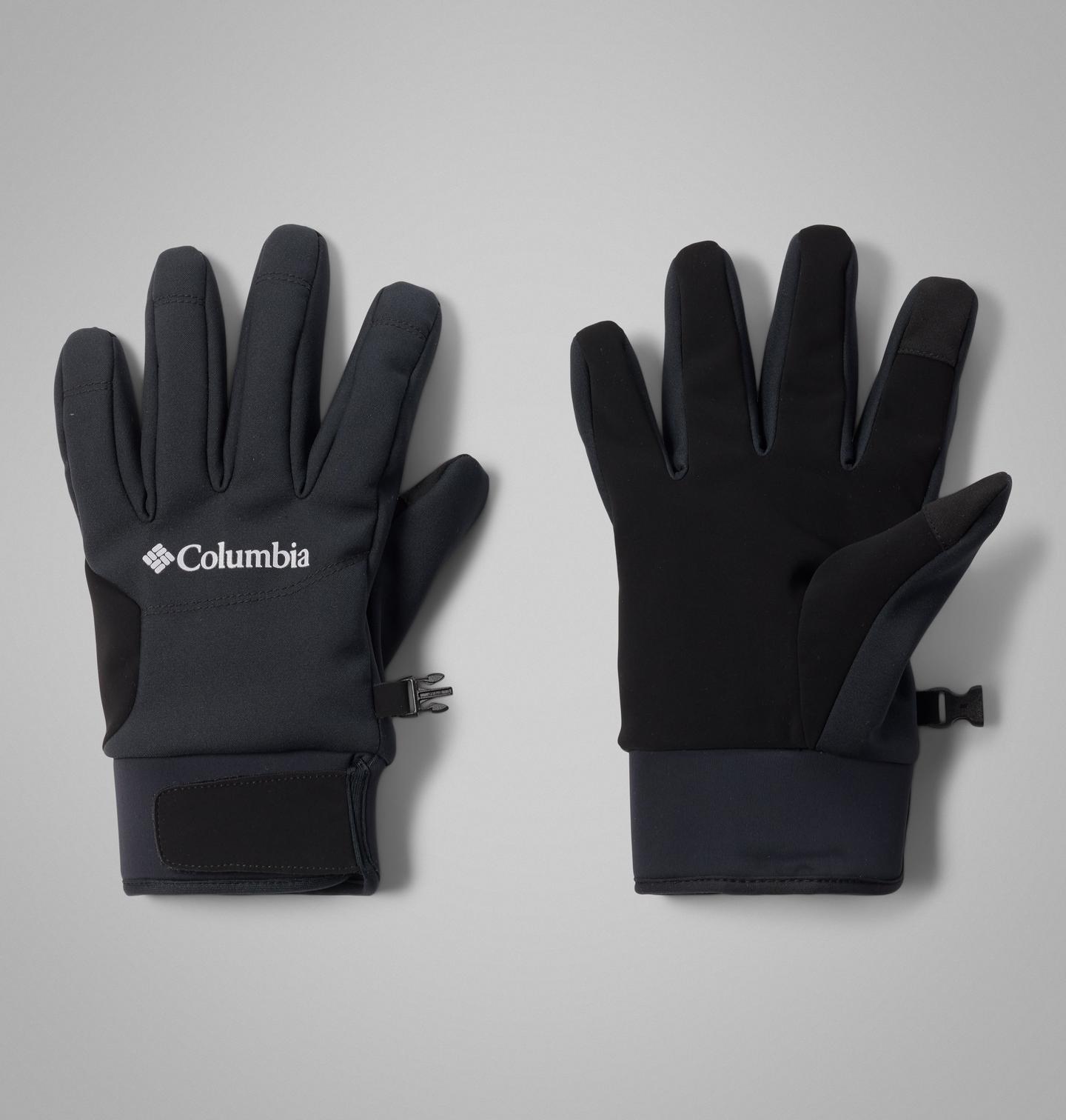 Перчатки Columbia Gnarl Ridge II Insulated Softshell Glove, цвет: Чёрный — фото 1