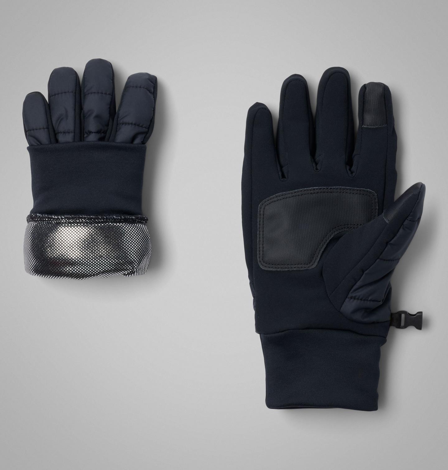 Мужские перчатки Columbia Powder Lite II Gloves, цвет: Чёрный — фото 2