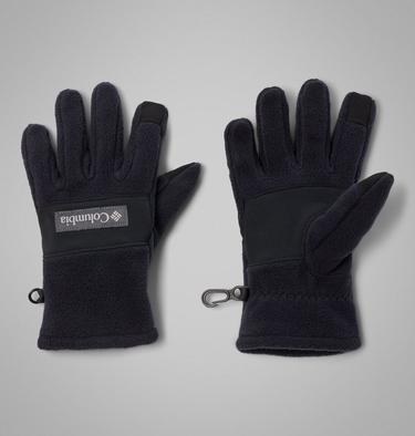 Youth Fast Trek III Fleece Gloves, Color: Black, image 2