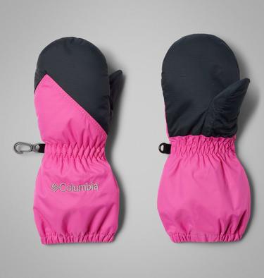 Toddler Chippewa II Long Insulated Mitten, Color: Pink Ice, Black, image 1