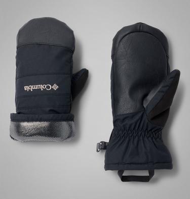 Youth Whirlibird III Waterproof Ski Mittens, Color: Black, image 2