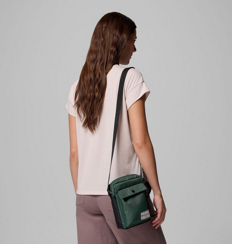 Unisex Zigzag II Side Bag, Color: Rain Forest, Black, image 6
