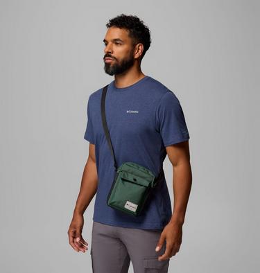 Unisex Zigzag II Side Bag, Color: Rain Forest, Black, image 3