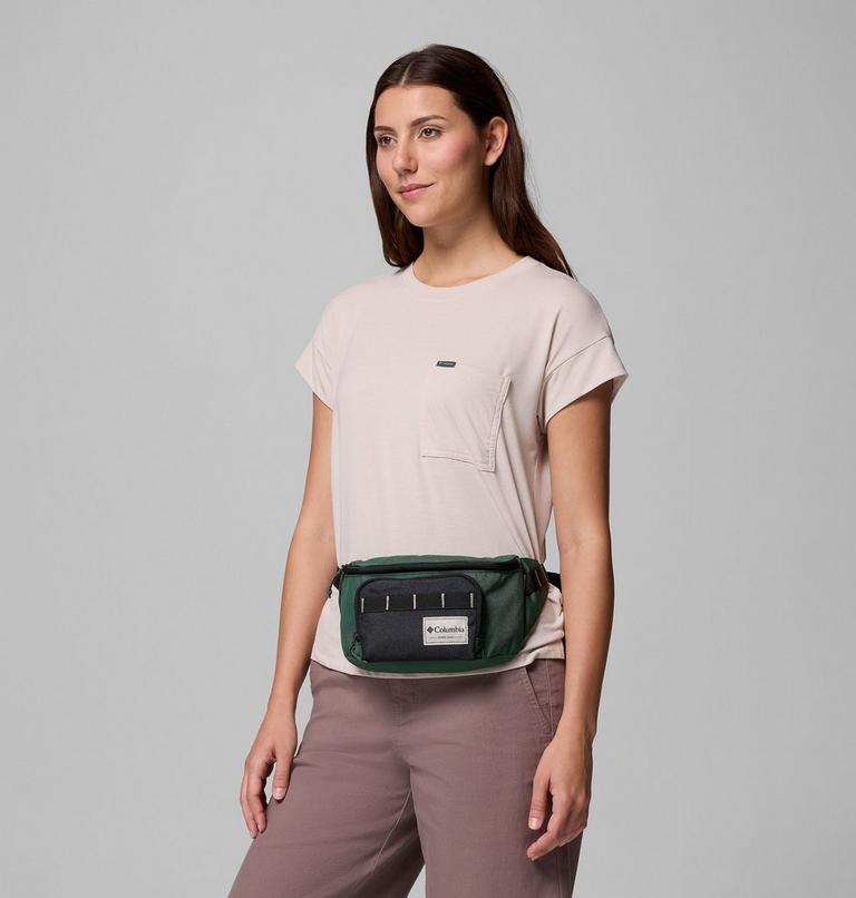 Unisex Zigzag II Hip Pack, Color: Rain Forest, Black, image 5