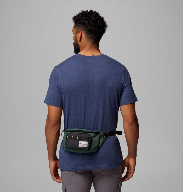 Unisex Zigzag II Hip Pack, Color: Rain Forest, Black, image 4