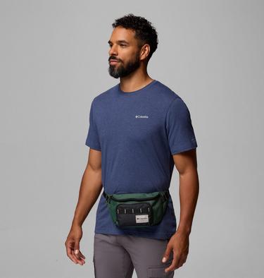 Unisex Zigzag II Hip Pack, Color: Rain Forest, Black, image 3