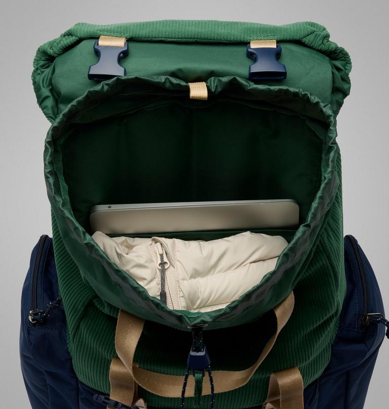 Unisex Trail Traveler 28L Rucksack, Color: Rain Forest, Collegiate Navy, image 8
