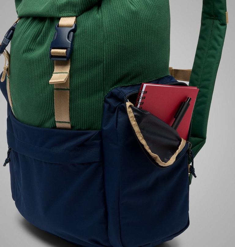 Unisex Trail Traveler 28L Rucksack, Color: Rain Forest, Collegiate Navy, image 10
