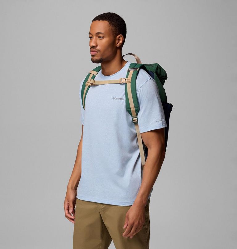 Unisex Trail Traveler 28L Rucksack, Color: Rain Forest, Collegiate Navy, image 3