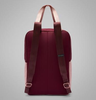 Unisex Trek 18L Backpack, Color: Rich Wine, Eraser Pink, image 2