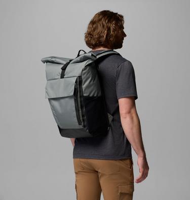 Unisex Convey III 27L Rolltop Backpack, Color: Sedona Sage, Black, image 4