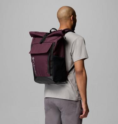 Unisex Convey III 27L Rolltop Backpack, Color: Moonvista, Black, image 8