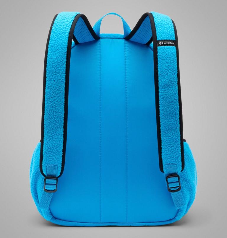 Mochila de forro polar sherpa de 14 l Helvetia unisex, Color: Compass Blue, Citron Haze, Black, image 2