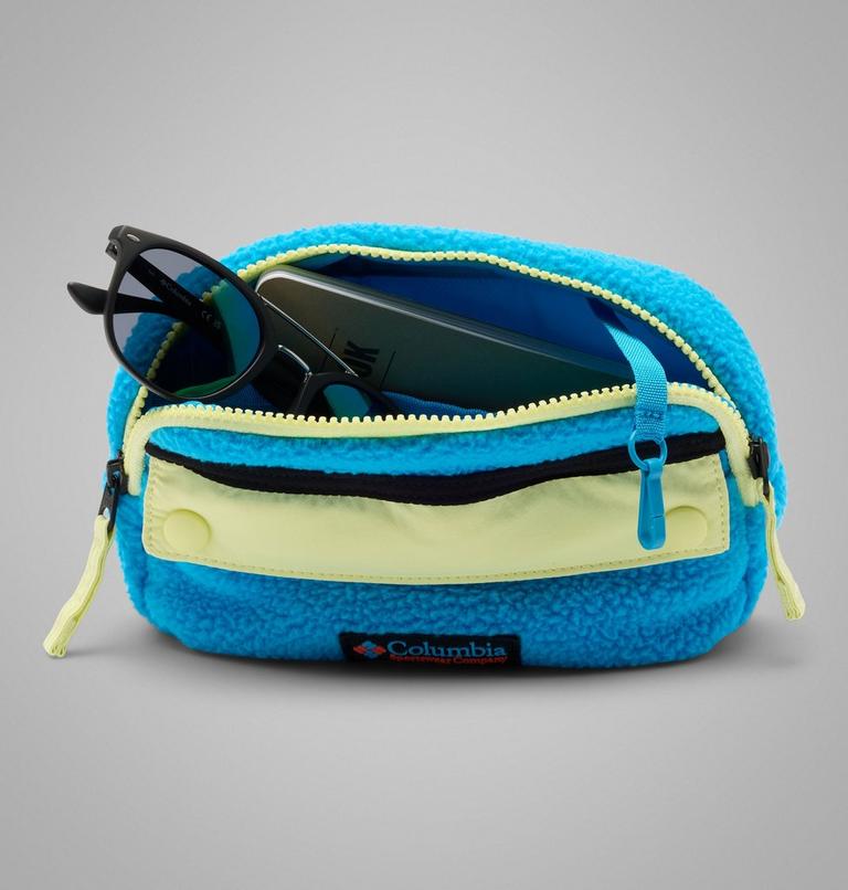 Riñonera de forro polar sherpa Helvetia unisex, Color: Compass Blue, Citron Haze, Black, image 9