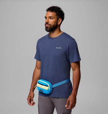 Unisex Helvetia Sherpa Hip Pack, Color: Compass Blue, Citron Haze, Black, image 3