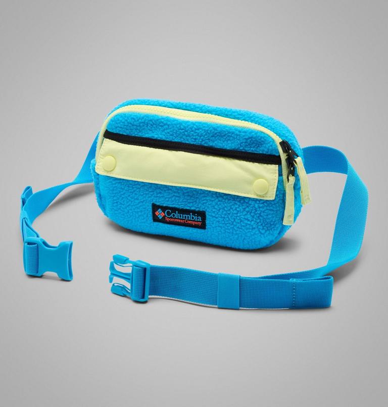 Riñonera de forro polar sherpa Helvetia unisex, Color: Compass Blue, Citron Haze, Black, image 1