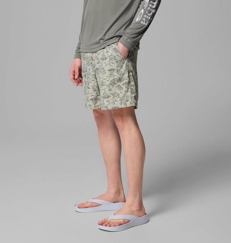 Men's Super Backcast II Boardshorts, Color: Smokey Sage Marlin Chase, image 4