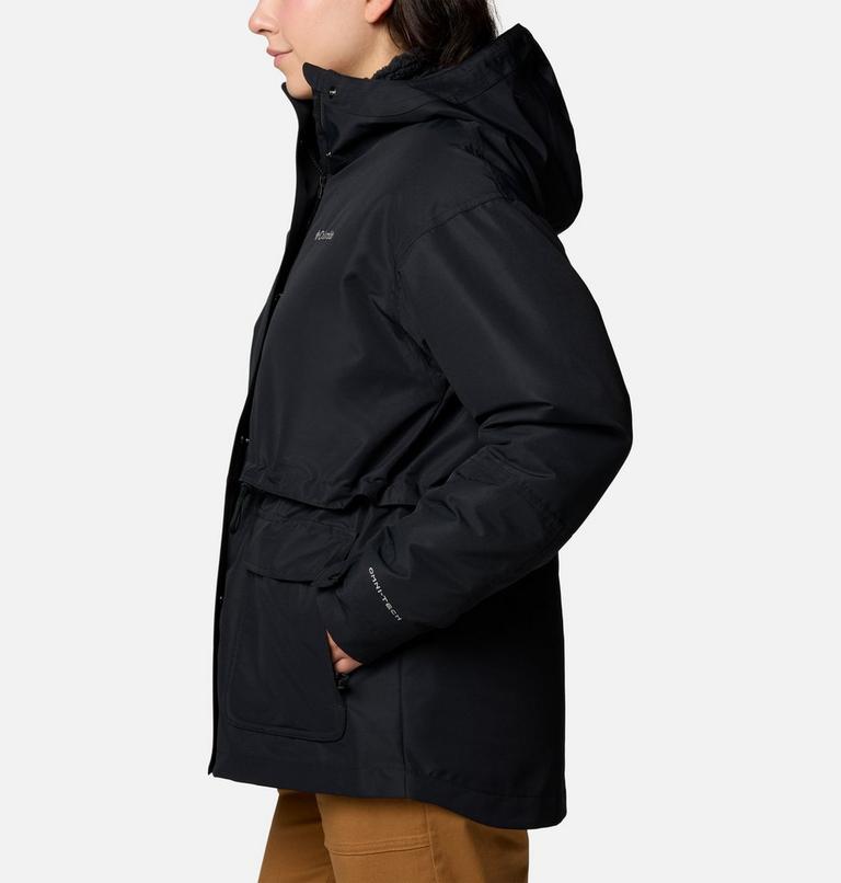 Chaqueta impermeable 3 en 1 Drop Ridge para mujer, Color: Black, image 3