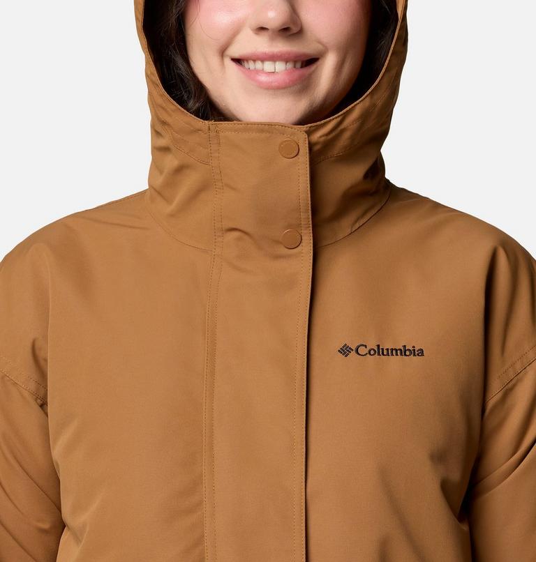 Women's Drop Ridge II 3-in-1 Waterproof Jacket, Color: Camel Brown, image 4