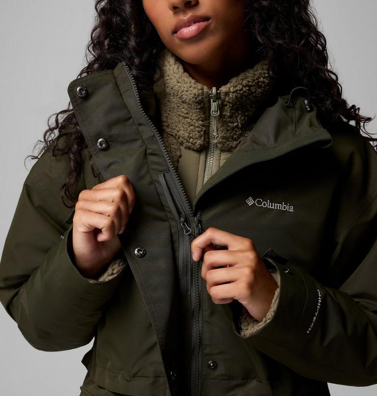Chaqueta impermeable 3 en 1 Drop Ridge para mujer, Color: Greenscape, image 8