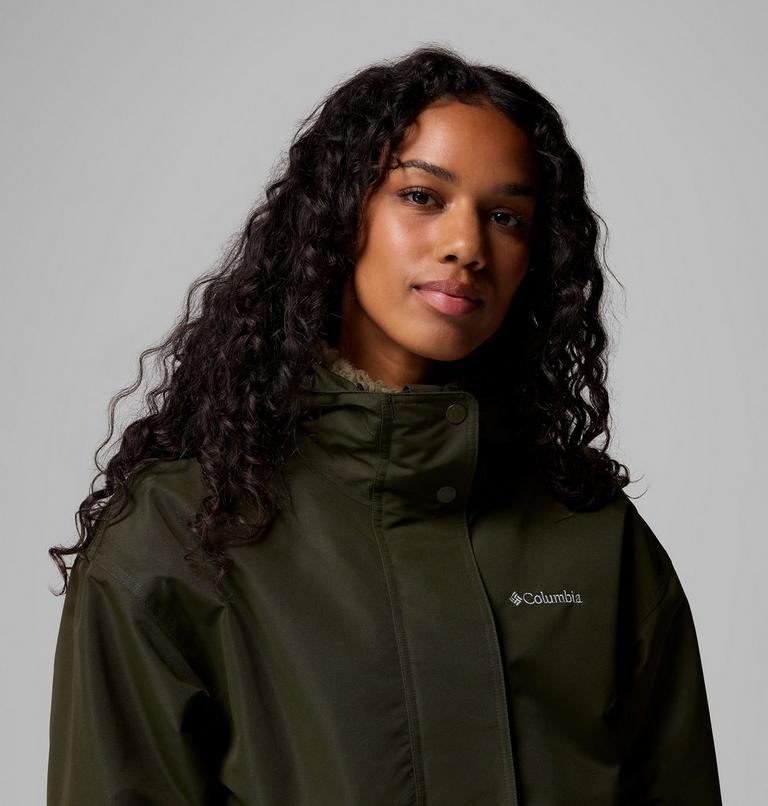 Chaqueta impermeable 3 en 1 Drop Ridge para mujer, Color: Greenscape, image 9