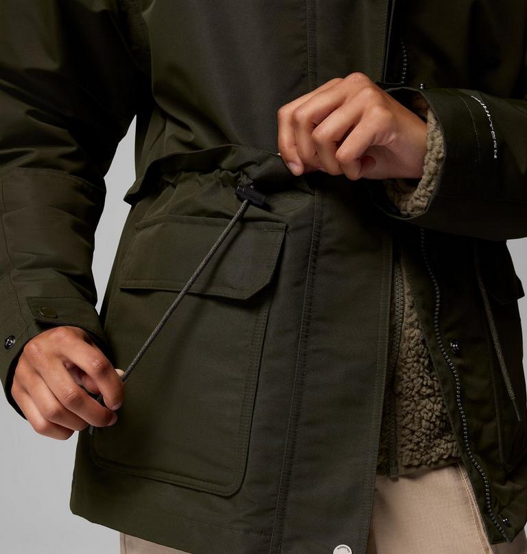 Chaqueta impermeable 3 en 1 Drop Ridge para mujer, Color: Greenscape, image 10