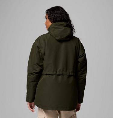 Drop Ridge II 3-in-1 wasserdichte Jacke für Frauen, Color: Greenscape, image 3