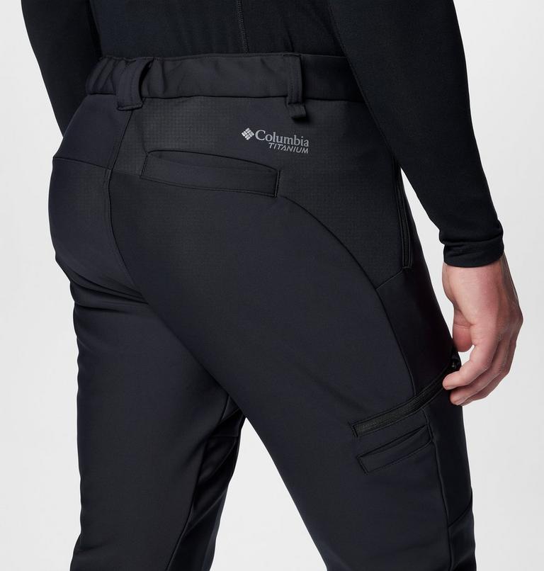 Men's Vast Canyon Softshell Trousers, Color: Black, image 6