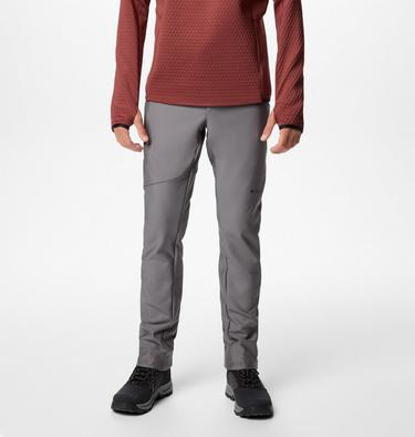 Pantalones softshell de senderismo Vast Canyon para hombre, Color: City Grey, image 3