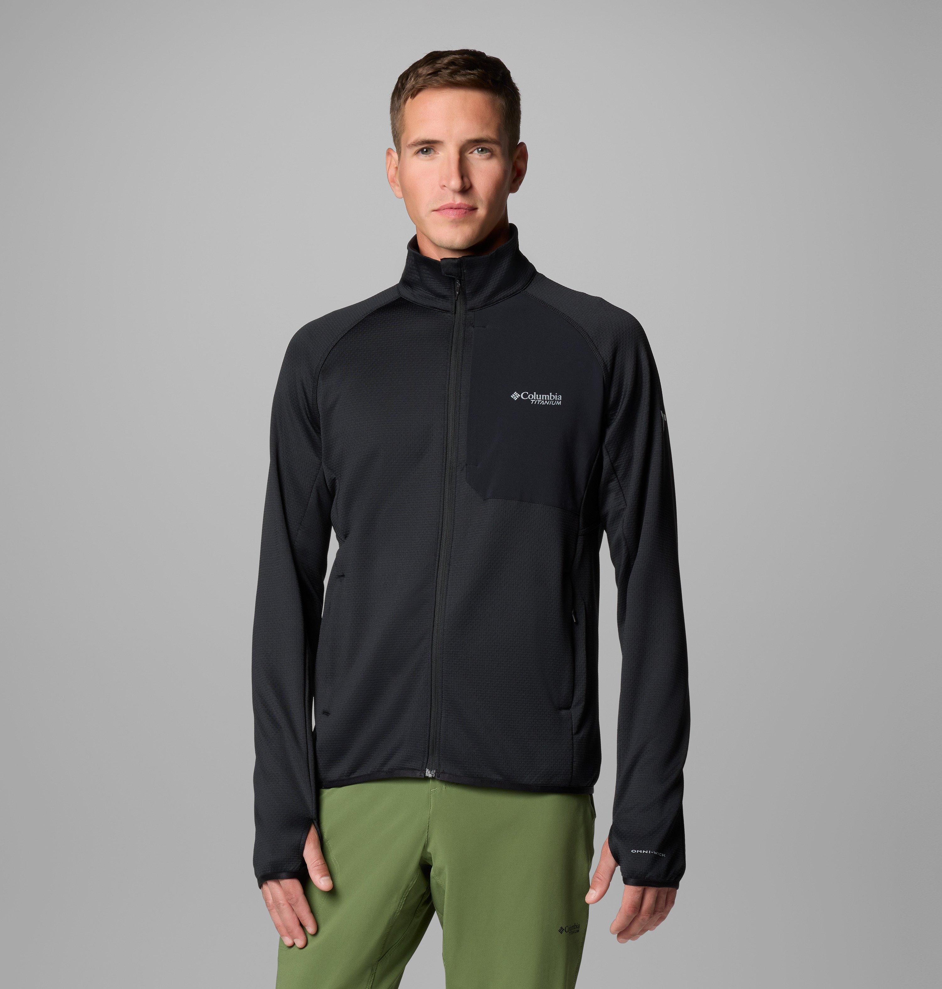 Columbia Sportswear Men's Black Columbia - Triple Canyon™ Ii Grid Fleece Jacket - Medium