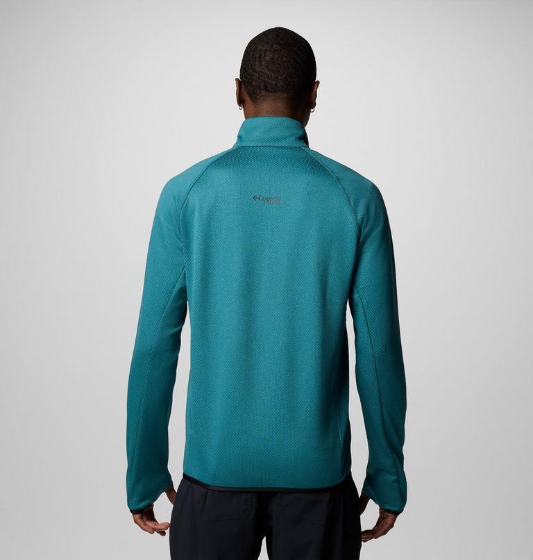 Triple Canyon Grid Fleece FZ II, Color: River Blue, Black, image 3
