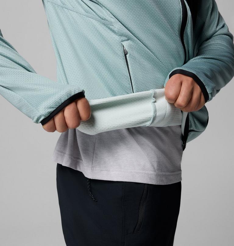 Triple Canyon Grid Fleece FZ II, Color: Crushed Blue, Black, image 10