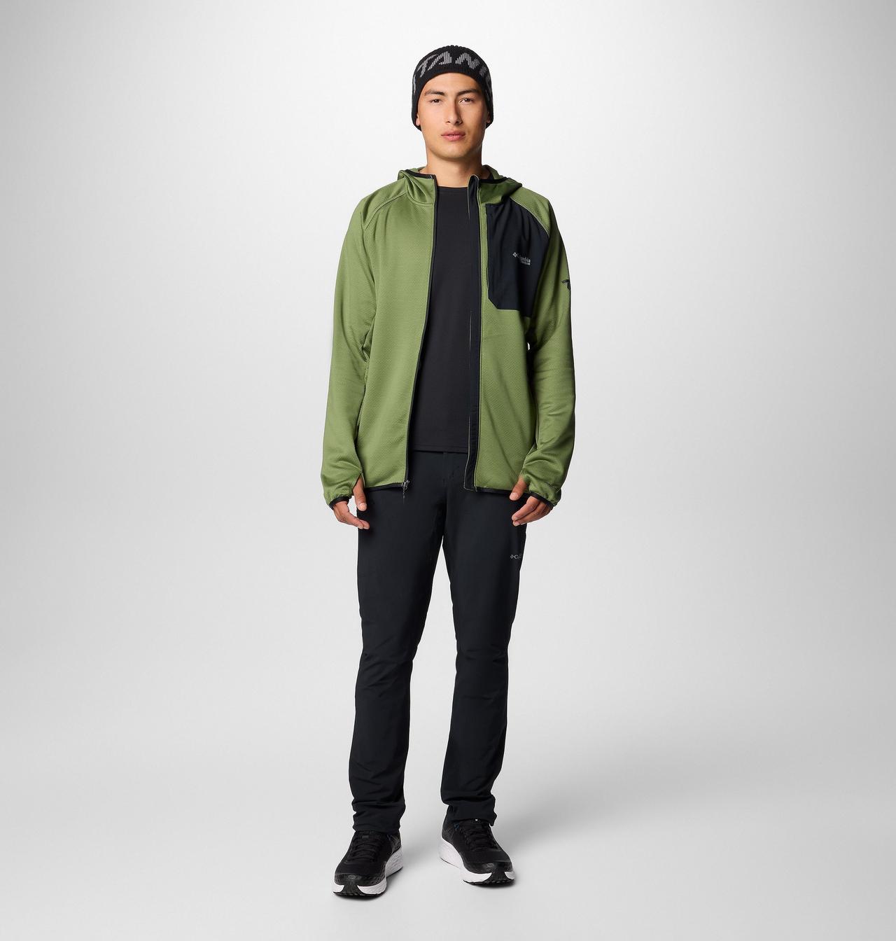 Manteau à capuchon et fermeture éclair pleine longueur en tissu polaire quadrillé Triple Canyon™ II pour hommes 3